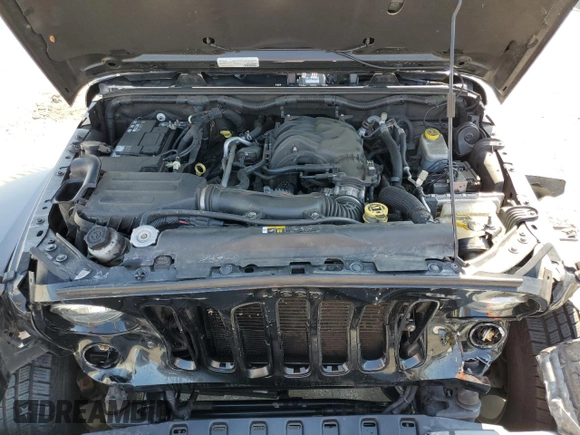 2018 Jeep Wrangler JK Unlimited Altitude with VIN 1C4BJWEG5JL820816, listed as a Copart auction lot 71212614 with 76,630 mi miles and Salvage Title. Bid and sale history available at carsss.com. Image 13.