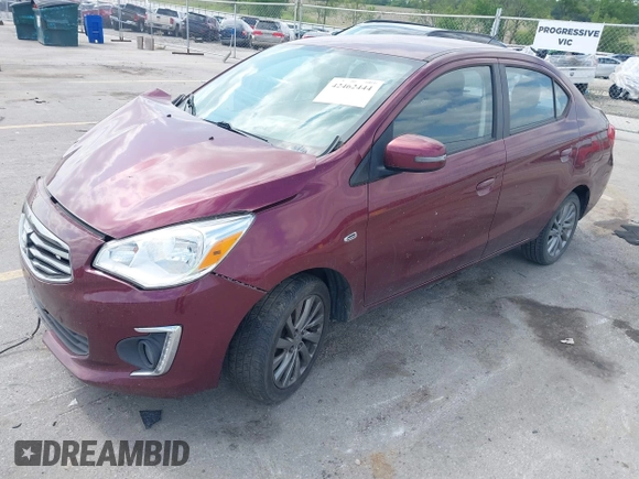 2017 Mitsubishi Mirage SE with VIN ML32F4FJ0HHF08003, listed as a IAAI auction lot 42462444 with 78,732 mi miles and . Bid and sale history available at DreamBid. Image 2.