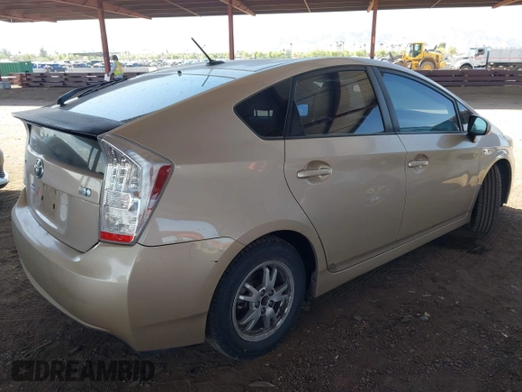 2010 Toyota Prius II with VIN JTDKN3DU9A0160436, listed as a IAAI auction lot 42068708 with 172,664 mi miles. Bid and sale history available at carsss.com. Image 4.