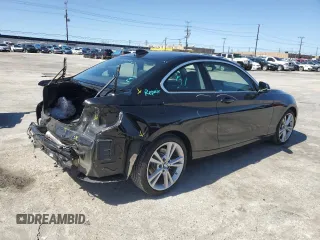 2015 BMW 2 Series 228i with VIN WBA1F9C52FVW98473, listed as a Copart auction lot 46229703 with 74,278 mi miles. Bid and sale history available at carsss.com. Image 3.