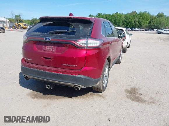 2015 Ford Edge Titanium z VIN 2FMTK3K87FBB46832, wystawiony jako IAAI lot #42358523 z przebiegiem 107 076 mil mil oraz . Historia ofert i sprzedaży dostępna na DreamBid. Obrazek 4.