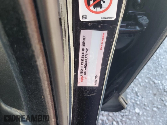 2020 Land Rover Range Rover Sport HSE z VIN SALWR2SU9LA717581, wystawiony jako Copart lot #54428025 z przebiegiem 54 708 mil mil oraz Szkoda całkowita • Salvage title. Historia ofert i sprzedaży dostępna na DreamBid. Obrazek 13.