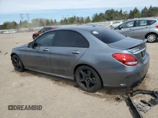 2018 Mercedes-Benz C 43 AMG z VIN 55SWF6EB6JU278330, wystawiony jako Copart lot #54713915 z przebiegiem 62 836 mil mil oraz Szkoda całkowita • Salvage title. Historia ofert i sprzedaży dostępna na DreamBid. Obrazek 2.