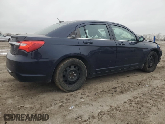 2014 Chrysler 200 LX with VIN 1C3CCBAG1EN152315, listed as a Copart auction lot 88382725 with 122,143 mi miles and Salvage Title. Bid and sale history available at carsss.com. Image 3.