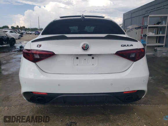 2019 Alfa Romeo Giulia Ti Sport with VIN ZARFANBN6K7615665, listed as a Copart auction lot 71963064 with 0 mi miles and Non Repairable. Bid and sale history available at carsss.com. Image 6.