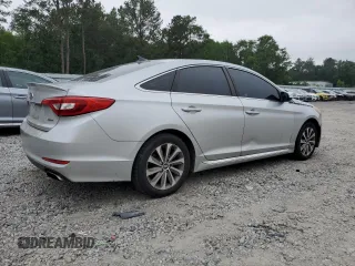2015 Hyundai Sonata Sport with VIN 5NPE34AF0FH067684, listed as a Copart auction lot 56144395 with 155,780 mi miles and Salvage title. Bid and sale history available at DreamBid. Image 3.