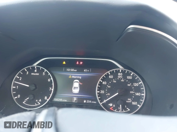 2017 Nissan Maxima SV with VIN 1N4AA6AP2HC418270, listed as a IAAI auction lot 41305536 with 158,298 mi miles. Bid and sale history available at carsss.com. Image 7.