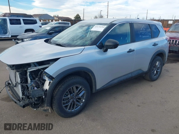 2024 Nissan Rogue S with VIN 5N1BT3AB8RC680139, listed as a IAAI auction lot 41479294 with 25,061 mi miles. Bid and sale history available at carsss.com. Image 18.