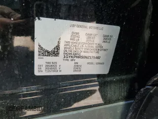 2022 Cadillac XT6 Sport with VIN 1GYKPHRS0NZ175482, listed as a Copart auction lot 47362325 with 47,584 mi miles and Salvage Title. Bid and sale history available at carsss.com. Image 14.