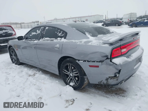 2014 Dodge Charger RT Plus with VIN 2C3CDXDTXEH199614, listed as a IAAI auction lot 41565510 with 99,776 mi miles. Bid and sale history available at carsss.com. Image 3.