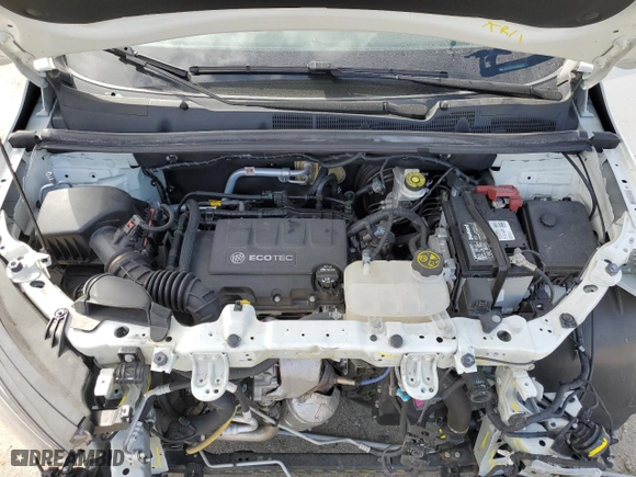 2017 Buick Encore Premium with VIN KL4CJDSB1HB022857, listed as a Copart auction lot 76746504 with 34,180 mi miles and Salvage Title. Bid and sale history available at carsss.com. Image 12.