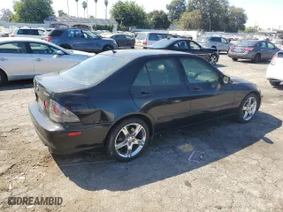 2002 Lexus IS 300 with VIN JTHBD192520040065, listed as a Copart auction lot 72297414 with 137,777 mi miles and Salvage Title. Bid and sale history available at carsss.com. Image 3.