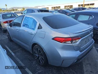 2020 Toyota Corolla SE with VIN 5YFS4RCE2LP029454, listed as a Copart auction lot 44923875 with 0 mi miles and Salvage Title. Bid and sale history available at carsss.com. Image 2.
