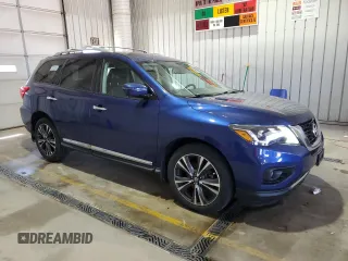 2017 Nissan Pathfinder SL with VIN 5N1DR2MM5HC627668, listed as a Copart auction lot 51353145 with 84,129 mi miles and Salvage Title. Bid and sale history available at carsss.com. Image 4.