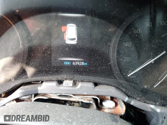 2021 Toyota Sienna LE with VIN 5TDKRKEC4MS047807, listed as a Copart auction lot 70471714 with 63,928 mi miles and Salvage Title. Bid and sale history available at carsss.com. Image 9.