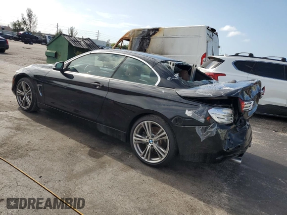 2016 BMW 4 Series 435i with VIN WBA3T3C56G5A41923, listed as a Copart auction lot 52564105 with 40,464 mi miles and Non repairable. Bid and sale history available at DreamBid. Image 2.