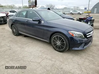 2020 Mercedes-Benz C 300 with VIN WDDWF8DB1LR539915, listed as a Copart auction lot 51808385 with 81,632 mi miles and Salvage title. Bid and sale history available at DreamBid. Image 11.