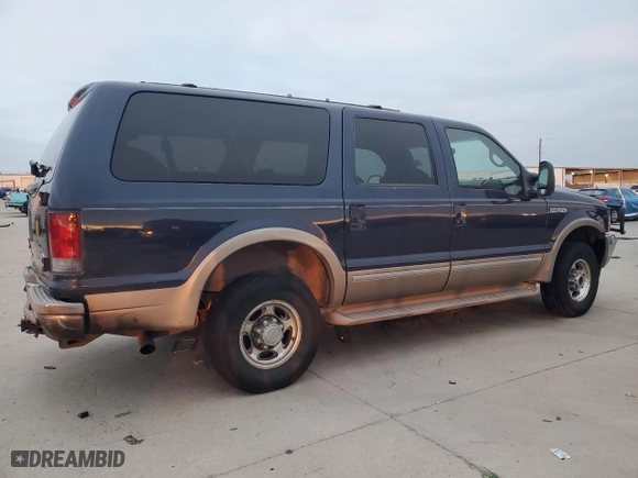 2002 Ford Excursion Limited with VIN 1FMSU43F42EB66219, listed as a Copart auction lot 89312705 with NaN miles and Salvage Title. Bid and sale history available at carsss.com. Image 3.
