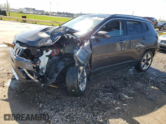 2019 Jeep Compass Limited with VIN 3C4NJDCB5KT641769, listed as a Copart auction lot 55790635 with 16,055 mi miles and Clean title. Bid and sale history available at DreamBid. Image 1.