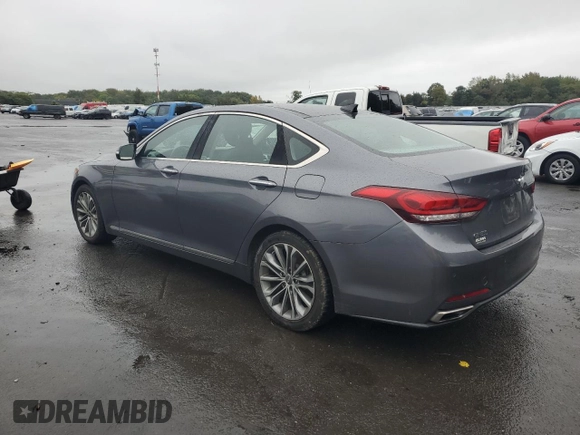 2015 Hyundai Genesis 3.8L with VIN KMHGN4JE8FU017367, listed as a Copart auction lot 72905964 with 107,057 mi miles and Salvage Title. Bid and sale history available at carsss.com. Image 2.
