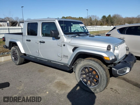 2023 Jeep Gladiator Overland z VIN 1C6HJTFG7PL531752, wystawiony jako Copart lot #52605025 z przebiegiem 55 483 mil mil oraz Czysty tytuł • Clean title. Historia ofert i sprzedaży dostępna na DreamBid. Obrazek 4.
