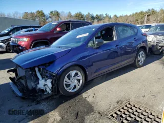 2024 Subaru Impreza with VIN JF1GUABC8R8271571, listed as a Copart auction lot 87575385 with 3,872 mi miles and Salvage Title. Bid and sale history available at carsss.com. Image 1.