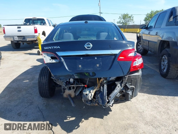 2016 Nissan Sentra S with VIN 3N1AB7AP6GL638515, listed as a IAAI auction lot 42137893 with 1,474 mi miles. Bid and sale history available at carsss.com. Image 6.