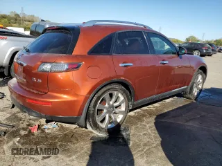 2006 Infiniti FX35 with VIN JNRAS08WX6X205462, listed as a Copart auction lot 75067994 with 139,231 mi miles and Salvage Title. Bid and sale history available at carsss.com. Image 3.