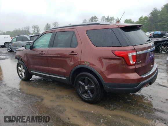 2018 Ford Explorer XLT with VIN 1FM5K7D80JGA52502, listed as a Copart auction lot 58669335 with 112,658 mi miles and Salvage title. Bid and sale history available at DreamBid. Image 2.