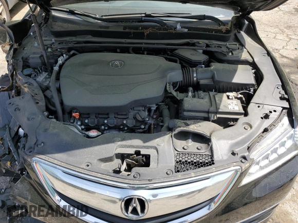 2017 Acura TLX V6 with VIN 19UUB2F38HA005723, listed as a Copart auction lot 47487995 with 0 mi miles and Salvage Title. Bid and sale history available at carsss.com. Image 11.