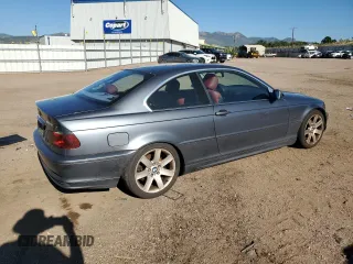 2001 BMW 3 Series 325Ci with VIN WBABN33491JW49847, listed as a Copart auction lot 67066094 with 137,068 mi miles and Salvage Title. Bid and sale history available at carsss.com. Image 3.
