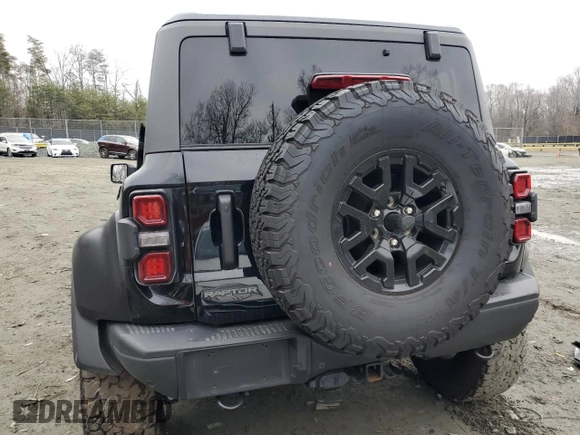 2023 Ford Bronco Raptor with VIN 1FMEE5JR4PLB71484, listed as a Copart auction lot 86353214 with 0 mi miles and Salvage Title. Bid and sale history available at carsss.com. Image 6.