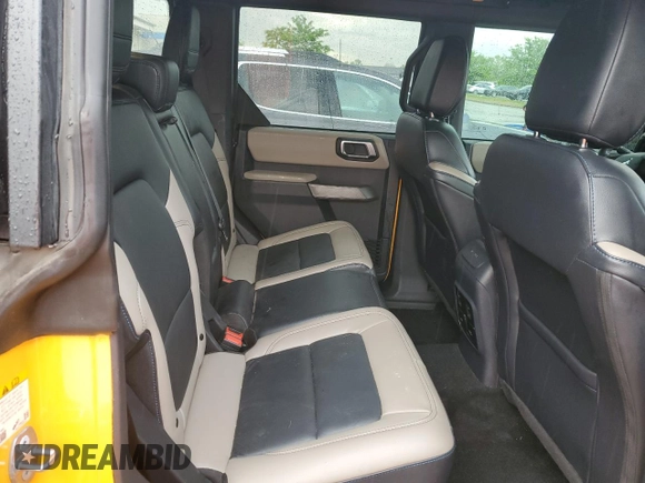 2022 Ford Bronco с VIN 1FMEE5DP5NLB51641, выставлен на аукционе Copart как лот 56281205 с пробегом 37 683 миль миль и Списание • Salvage title. История ставок и продаж доступна на DreamBid. Изображение 11.