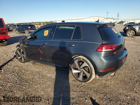 2020 Volkswagen Golf GTI S with VIN 3VW5T7AU4LM003909, listed as a Copart auction lot 36851424 with 70,586 mi miles. Bid and sale history available at carsss.com. Image 2.