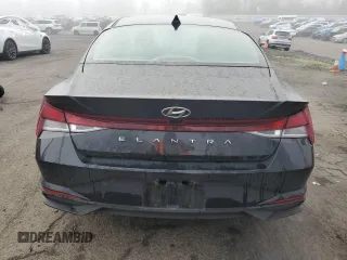 2021 Hyundai Elantra SEL with VIN 5NPLS4AG6MH029439, listed as a Copart auction lot 47414955 with 44,176 mi miles and Salvage Title. Bid and sale history available at carsss.com. Image 6.