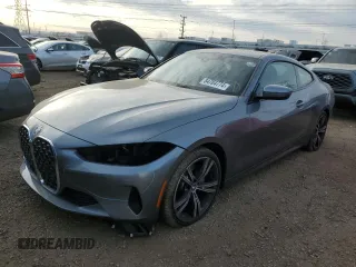 2021 BMW 4 Series 430i xDrive with VIN WBA73AP0XMCF22236, listed as a Copart auction lot 84704774 with 0 mi miles and Salvage Title. Bid and sale history available at carsss.com. Image 1.