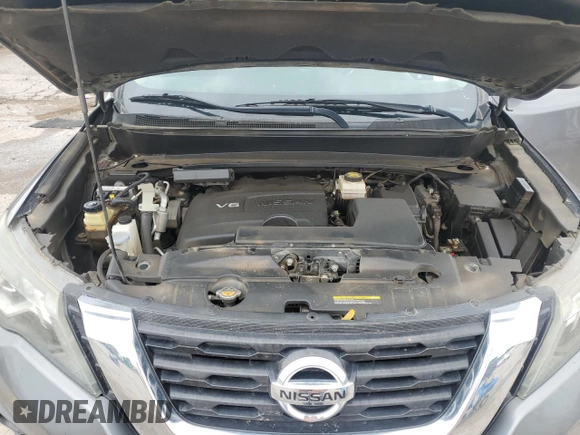 2017 Nissan Pathfinder S with VIN 5N1DR2MN0HC911721, listed as a Copart auction lot 55223785 with 98,049 mi miles and Clean Title. Bid and sale history available at DreamBid. Image 12.