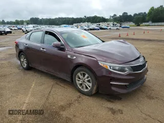 2017 Kia Optima LX with VIN 5XXGT4L32HG173242, listed as a Copart auction lot 56194635 with Not provided miles and Salvage title. Bid and sale history available at DreamBid. Image 4.