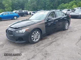 2014 Infiniti Q50 Sport with VIN JN1BV7AR9EM684260, listed as a IAAI auction lot 42332719 with 194,447 mi miles and . Bid and sale history available at DreamBid. Image 17.
