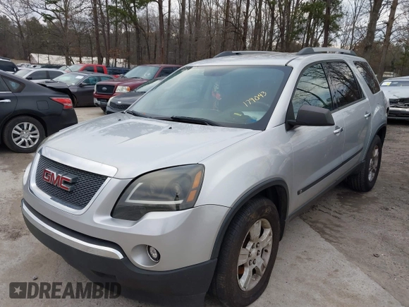 2010 GMC Acadia SL with VIN 1GKLVKED3AJ179043, listed as a IAAI auction lot 41638562 with 199,244 mi miles. Bid and sale history available at carsss.com. Image 2.