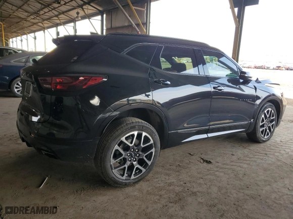 2023 Chevrolet Blazer RS with VIN 3GNKBERS1PS100641, listed as a Copart auction lot 87432734 with 32,217 mi miles and Salvage Title. Bid and sale history available at carsss.com. Image 3.