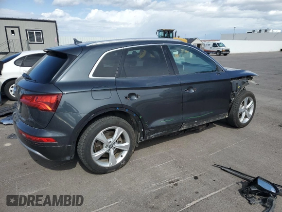 2020 Audi Q5 Premium Plus with VIN WA1BNAFY0L2028140, listed as a Copart auction lot 51293005 with 91,314 mi miles and Salvage Title. Bid and sale history available at carsss.com. Image 3.