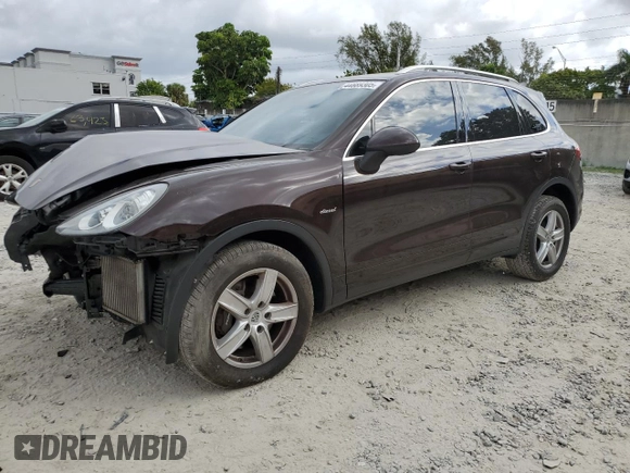 2014 Porsche Cayenne Diesel with VIN WP1AF2A2XELA35311, listed as a Copart auction lot 49814455 with 90,864 mi miles and Salvage title. Bid and sale history available at DreamBid. Image 1.