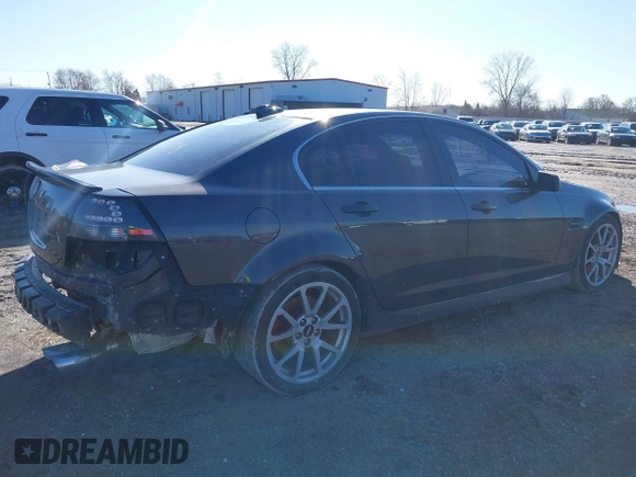 2008 Pontiac G8 GT with VIN 6G2EC57Y08L129427, listed as a IAAI auction lot 41508458 with 239,187 mi miles. Bid and sale history available at carsss.com. Image 4.