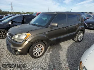 2012 Kia Soul + with VIN KNDJT2A66C7445025, listed as a Copart auction lot 87442634 with 180,975 mi miles and Clean Title. Bid and sale history available at carsss.com. Image 1.