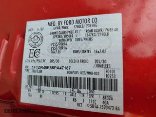 2008 Ford Ranger XLT with VIN 1FTZR45E68PA47187, listed as a Copart auction lot 53693545 with 147,544 mi miles and Clean Title. Bid and sale history available at carsss.com. Image 12.