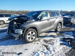 2023 Toyota Highlander L with VIN 5TDKDRAH7PS526400, listed as a IAAI auction lot 41208092 with 138 mi miles. Bid and sale history available at carsss.com. Image 18.