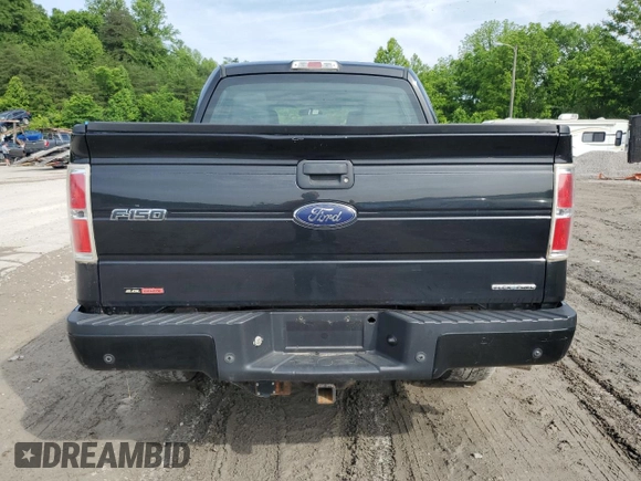 2014 Ford F-150 XL with VIN 1FTFW1EF4EFB23865, listed as a Copart auction lot 58557635 with 178,037 mi miles and Salvage title. Bid and sale history available at DreamBid. Image 6.
