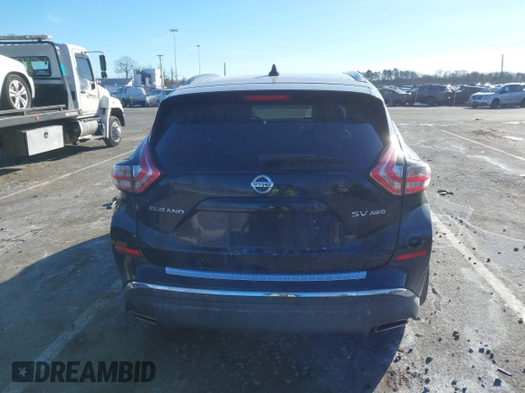2017 Nissan Murano S with VIN 5N1AZ2MH1HN146228, listed as a IAAI auction lot 41294247 with 139,181 mi miles and . Bid and sale history available at DreamBid. Image 16.