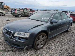 2004 Audi A8 with VIN WAUML44E04N021359, listed as a Copart auction lot 63251205 with 68,626 mi miles and Salvage title. Bid and sale history available at DreamBid. Image 1.